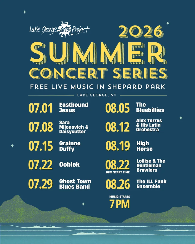 Lake George Summer Concert Series flyer