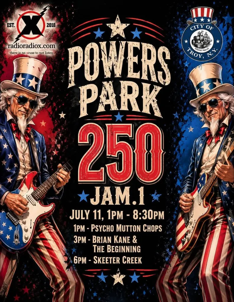 Troy Powers Park Jam flyer