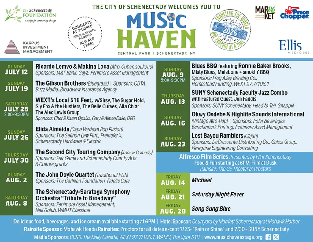 Music Haven flyer