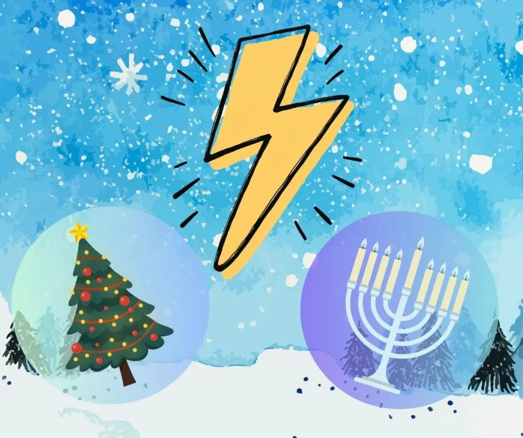 Mini Tree and Menorah Lighting with Paper Circuits
