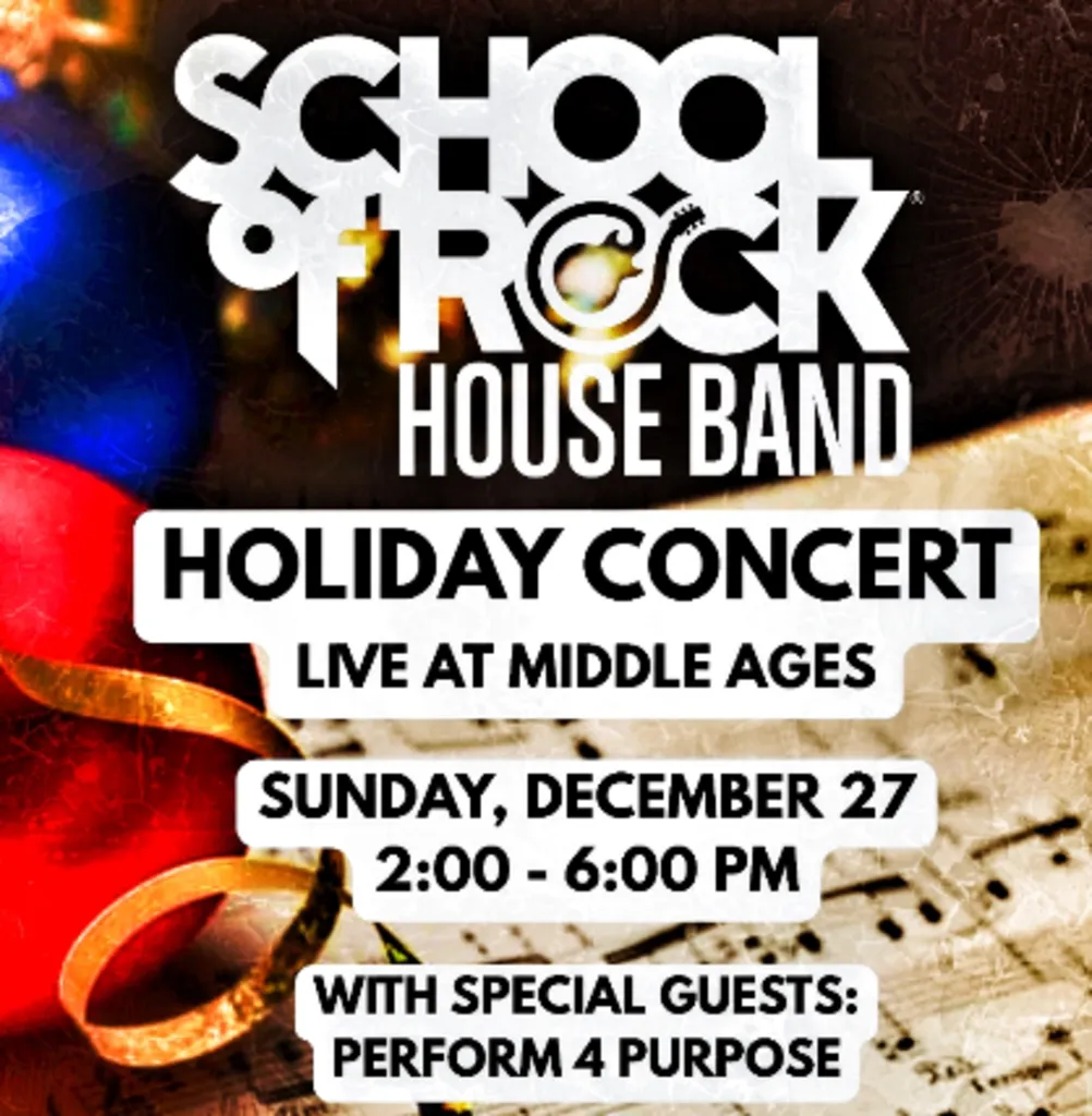 Visions FCU Presents: School of Rock + Perform 4 Purpose Holiday Benefit Show