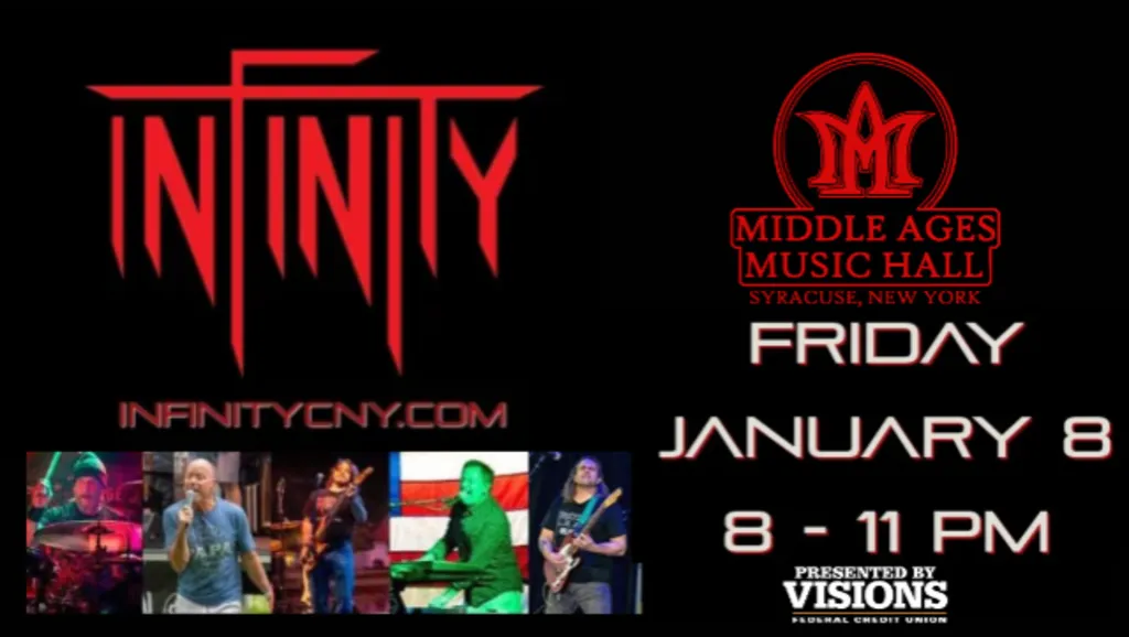 Visions FCU Presents: Infinity playing music of the 70's and 80's