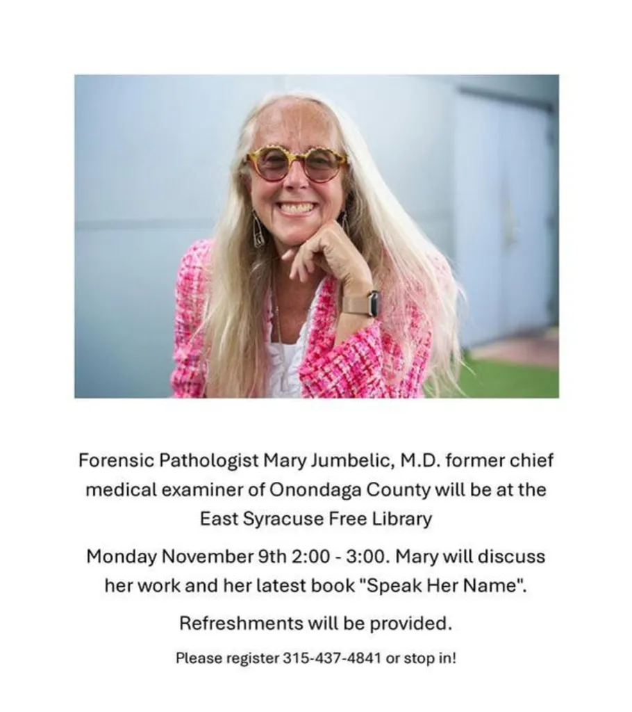 Forensic Pathologist Mary Jumbelic, M.D.