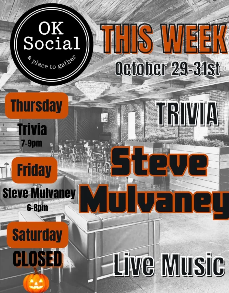 Steve Mulvaney Live Music at OK Social