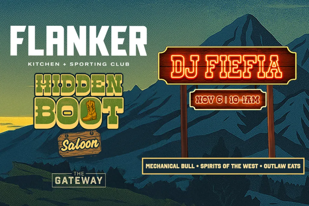 DJ Fiefia in the Hidden Boot Saloon at Flanker