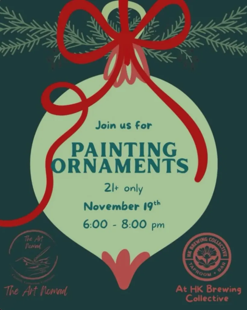 Paint Your Own Christmas Ornaments with the Art Nomad