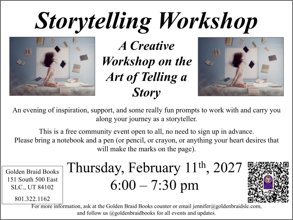 Writing Workshop Series: Storytelling Workshop