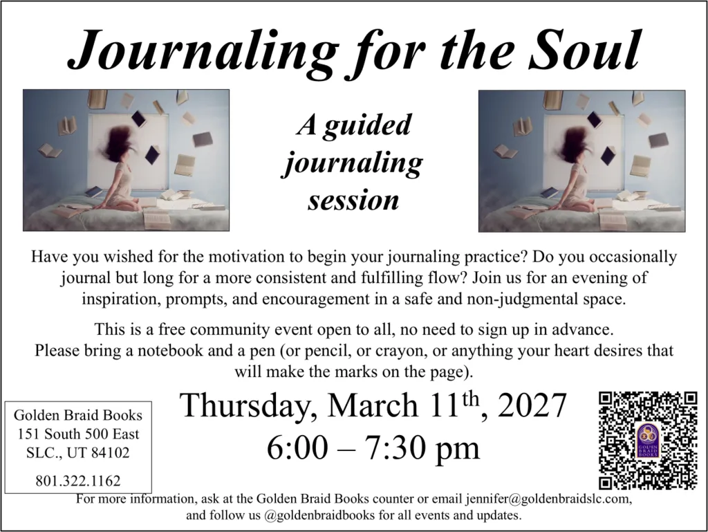 Writing Workshop Series: Journaling for the Soul