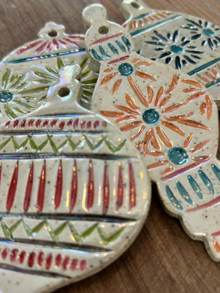 Paint Your Own Ceramic Christmas Ornaments - Sun, Dec 6, 10-11:30 am