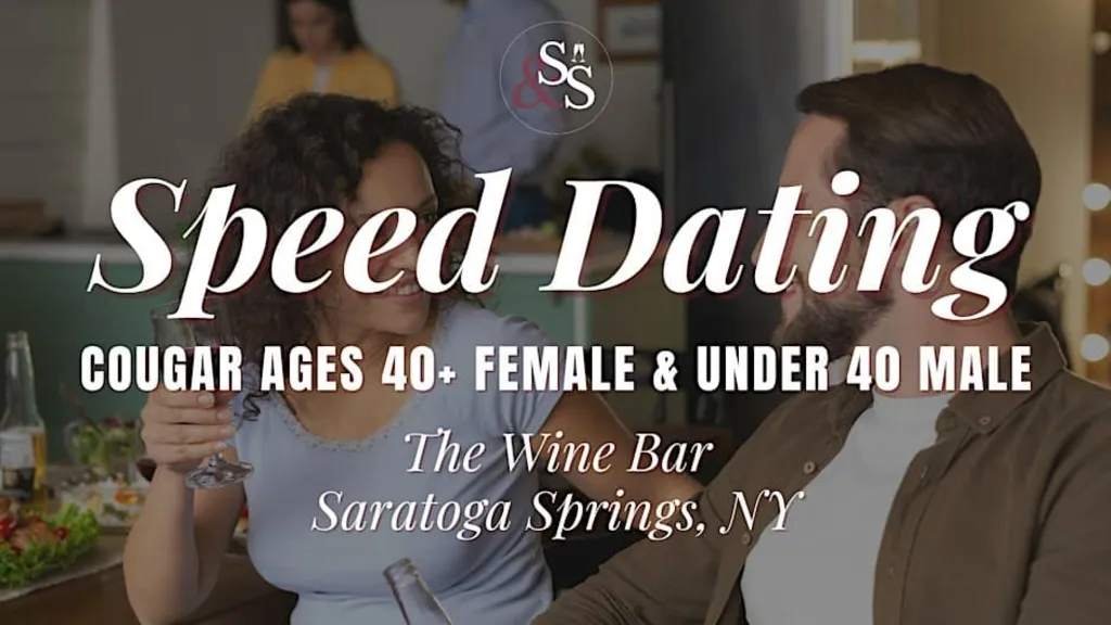 Cougar Date Night Speed Dating in Saratoga Springs, NY at The Wine Bar