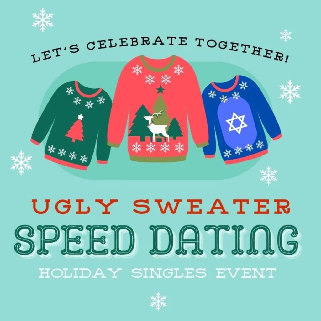 Buffalo HOLIDAY UGLY SWEATER Speed Dating for Singles Ages 40-55 in Lockport