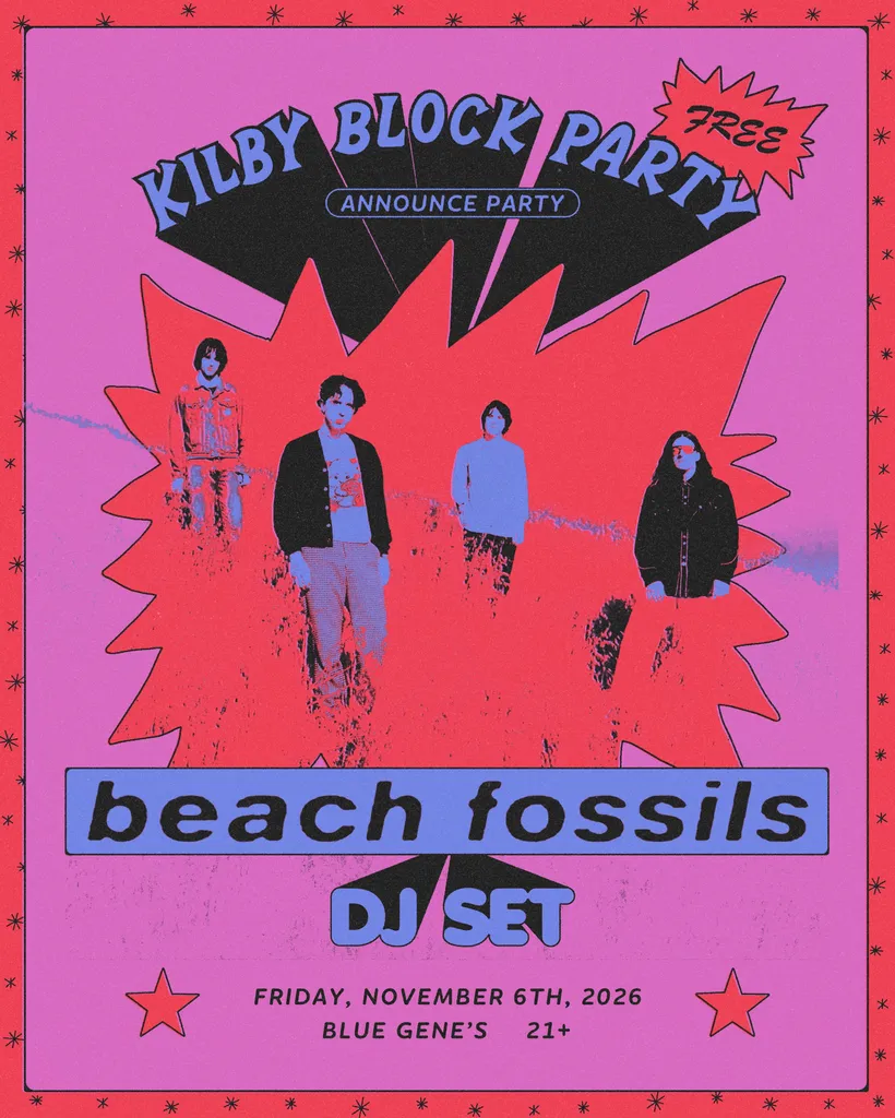 Beach Fossils DJ Set — Kilby Block Party Announce Party