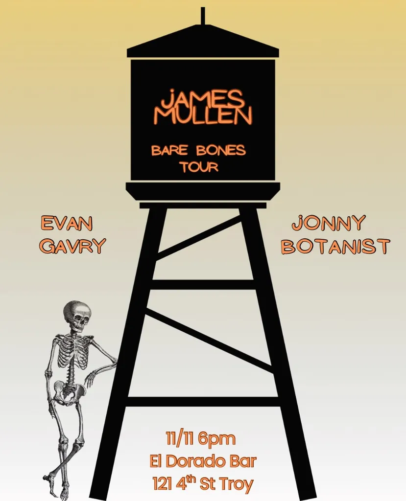 James Mullen Bare Bones Tour with Evan Gavry and Jonny Botanist