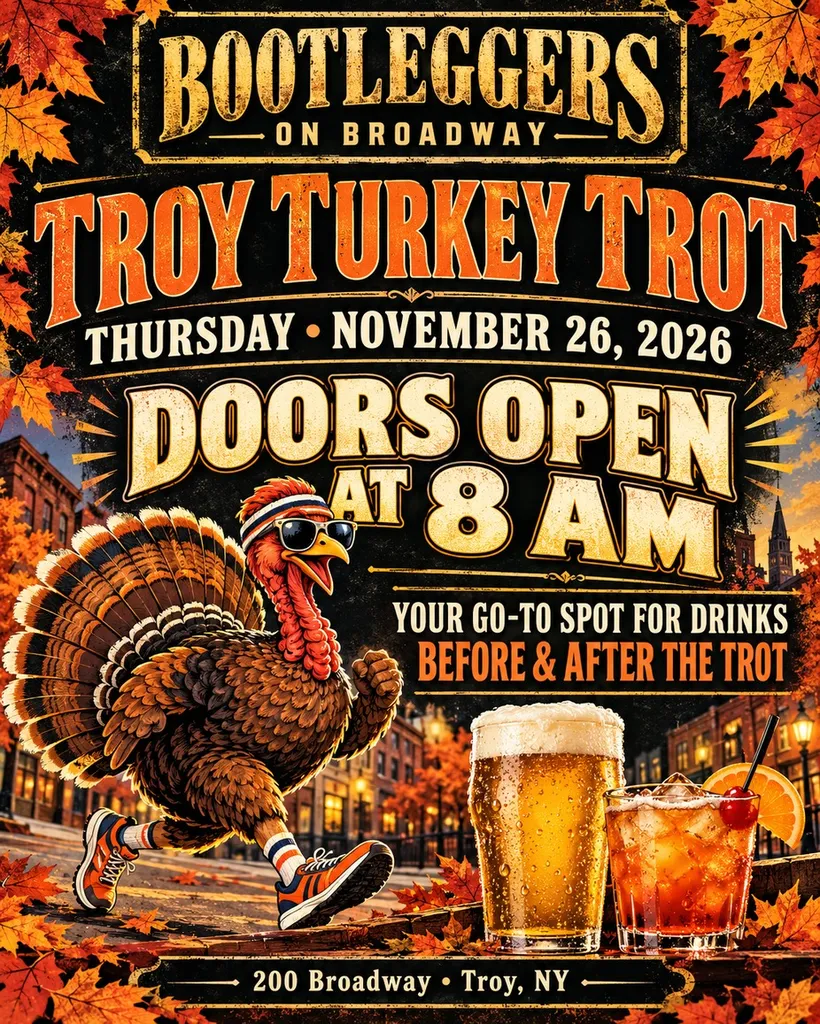 Troy Turkey Trot: At Bootleggers!