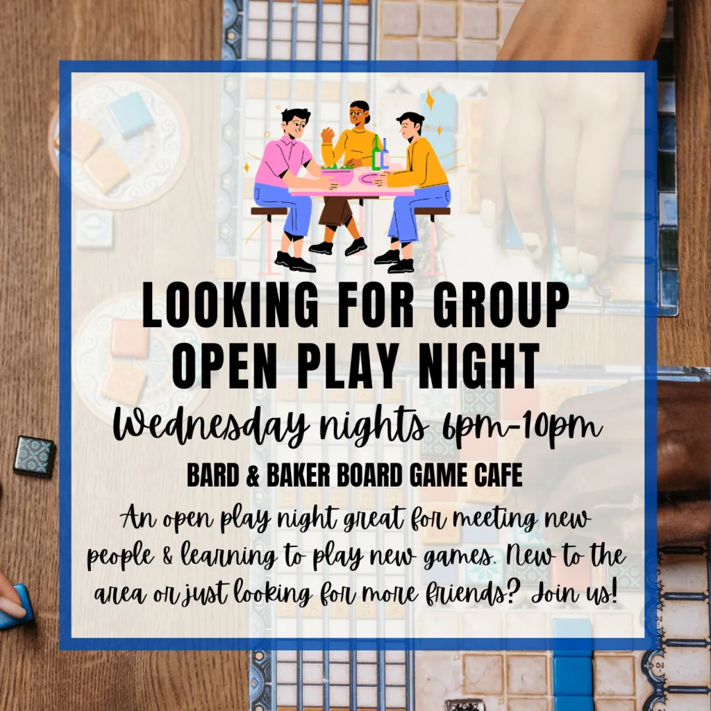 Looking for Group Night: Open Board Game Play