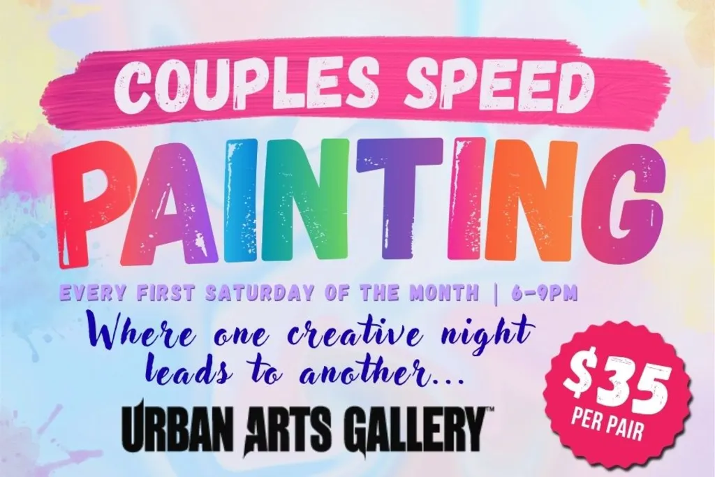 Couples Speed Painting at Urban Arts Gallery