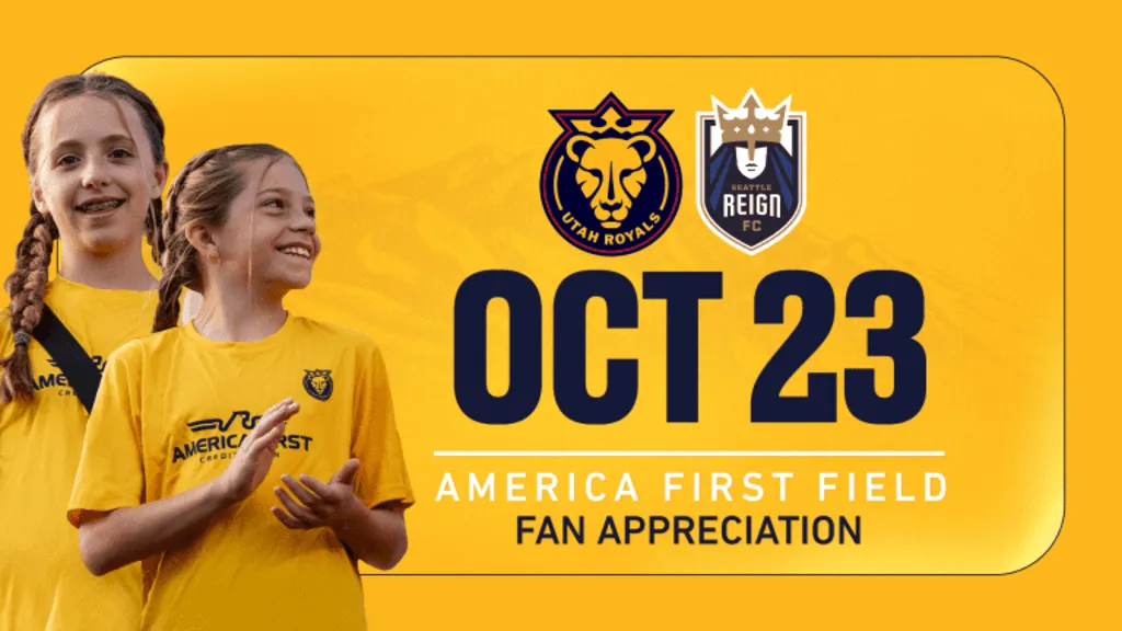 Utah Royals vs Seattle Reign 10/23 @ 7:30 PM MT
