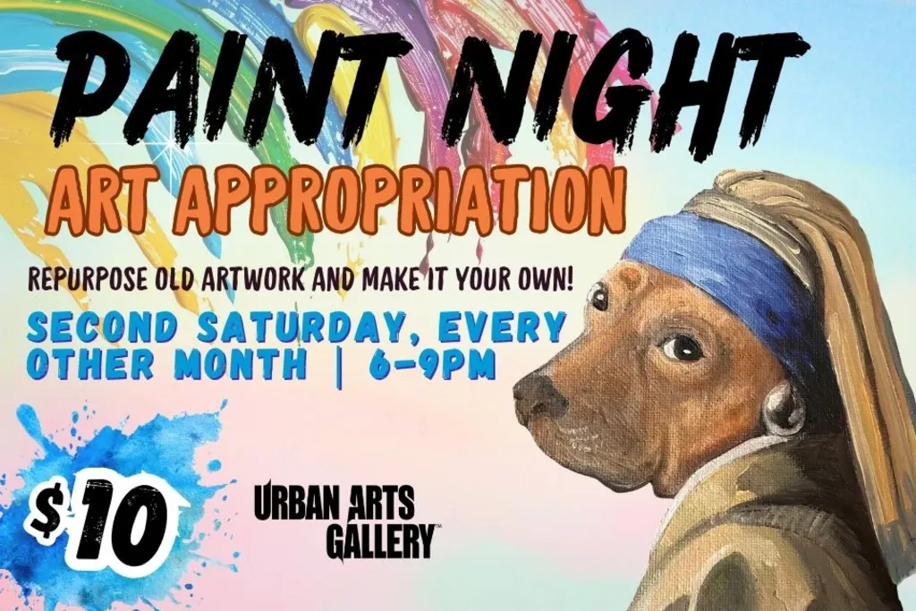 Paint Night: Art Appropriation at Urban Arts Gallery