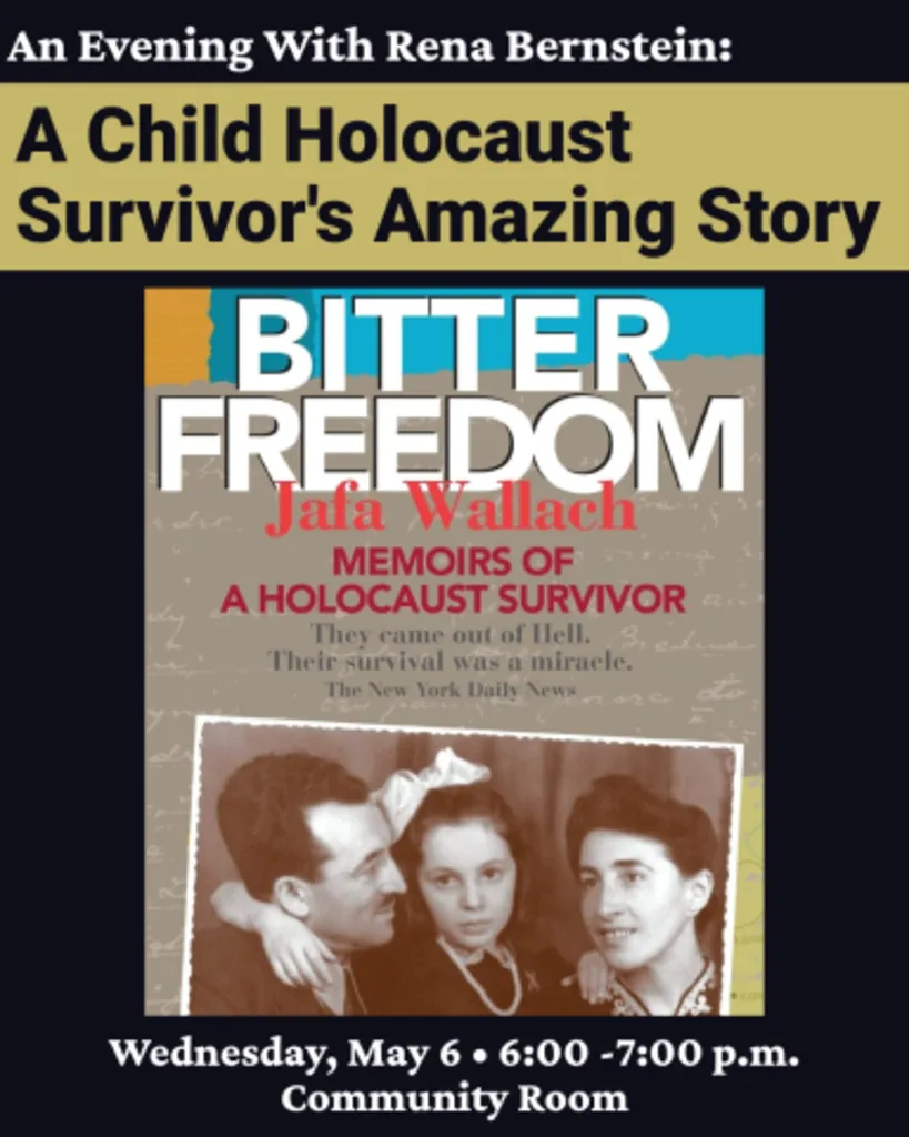 An Evening With Rena Bernstein: A Child Holocaust Survivor's Amazing Story