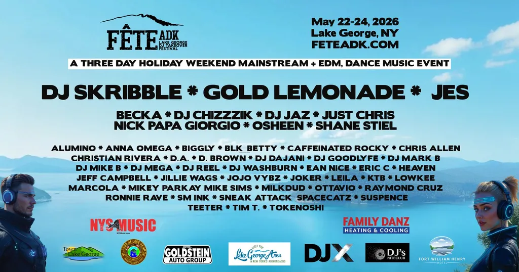 FETE ADK Lake George DJ Takeover Festival