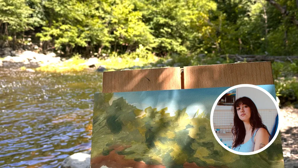 Travel Sketching in Gouache at Peebles Island State Park with Rachael Duchnycz