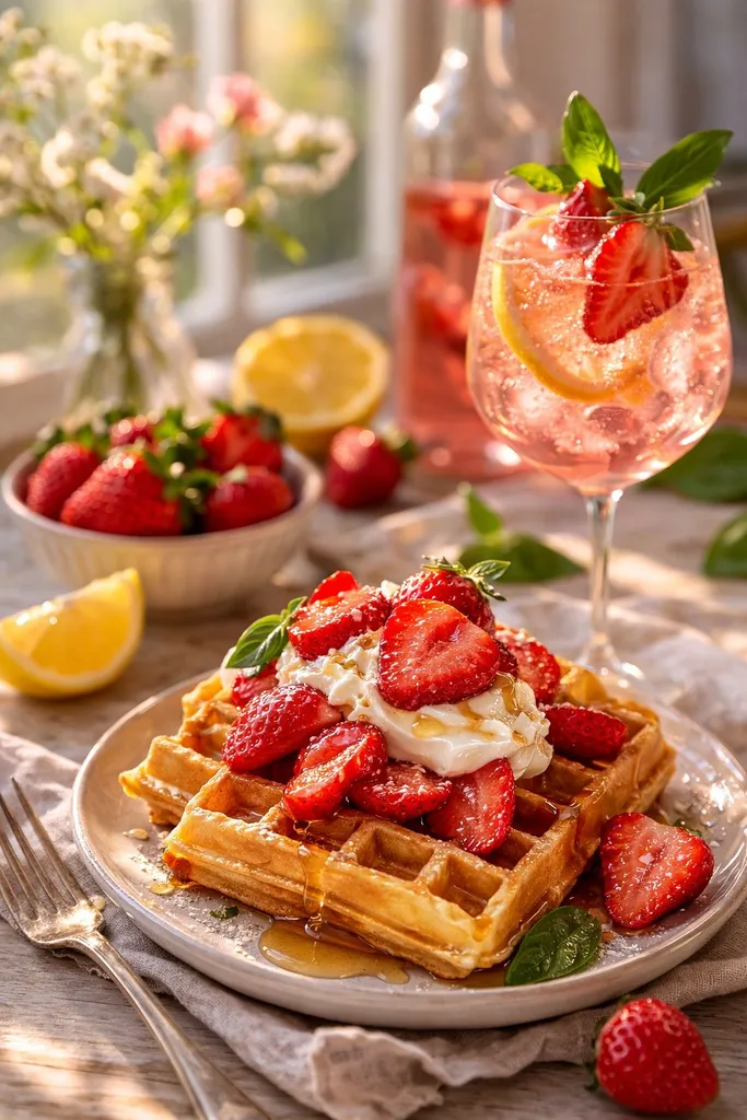Breakfast Club: Strawberry & Lemon Waffles, 21+ (May 23)