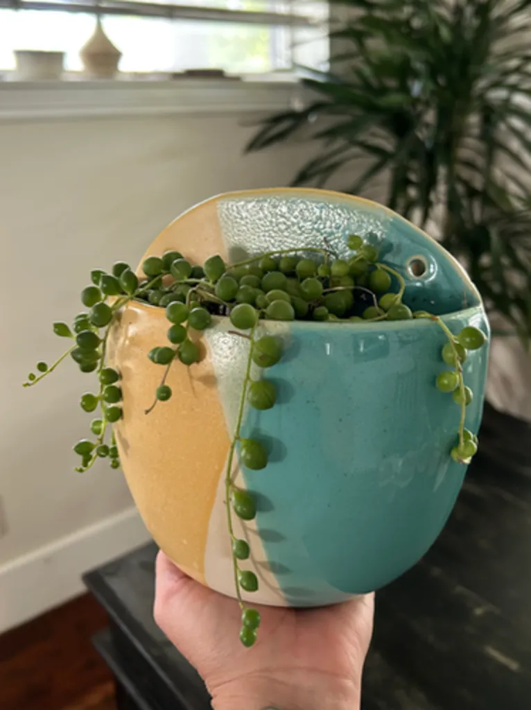 Ceramic Wall Hanging Planters, Sat May 30, 2-4 pm