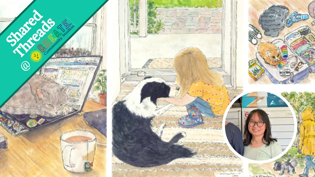 Everyday Sketching: Our Furry Friends with artist in residence Ottavia Huang