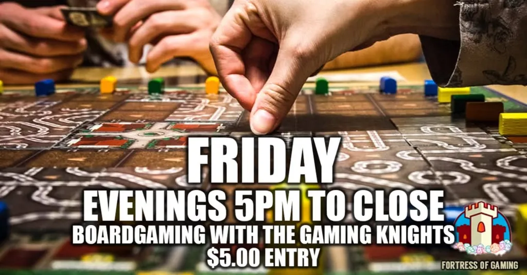 Friday Night Boardgaming with the Gaming Knights
