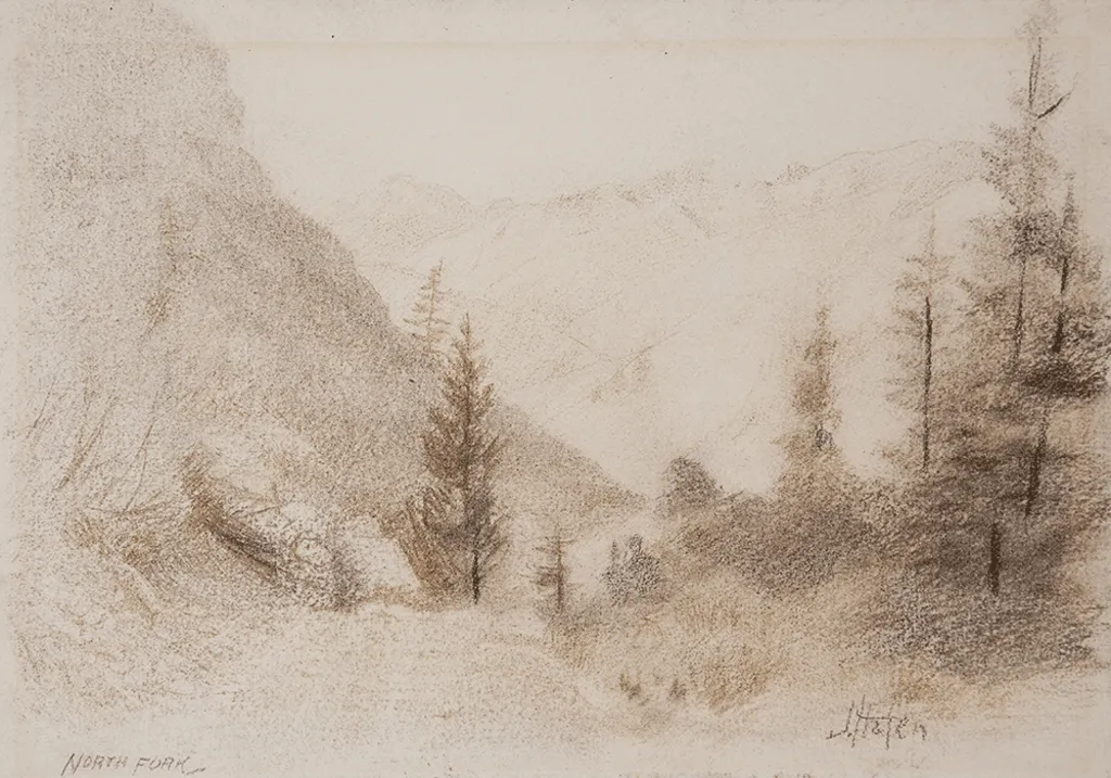 Unearth a Story: Conte Crayon Landscapes