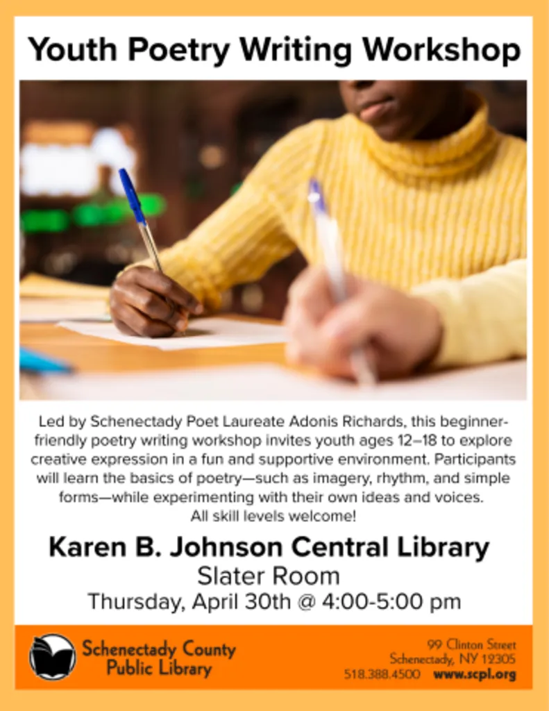 Youth Poetry Writing Workshop