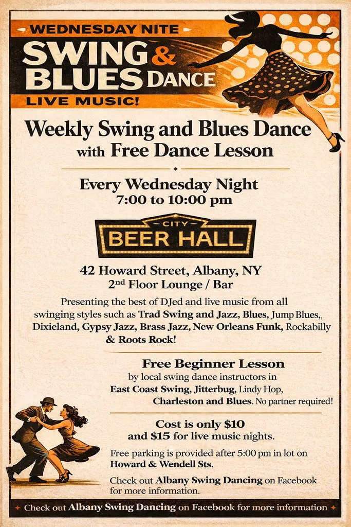 Wednesday Night Swing and Blues Dance at CBH