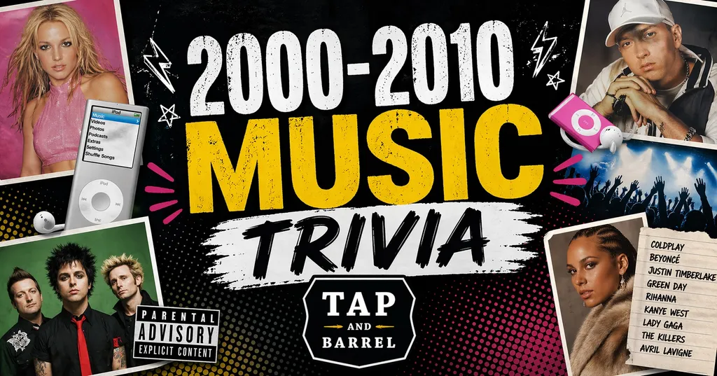 2000-2010 Music Trivia Night at Tap & Barrel
