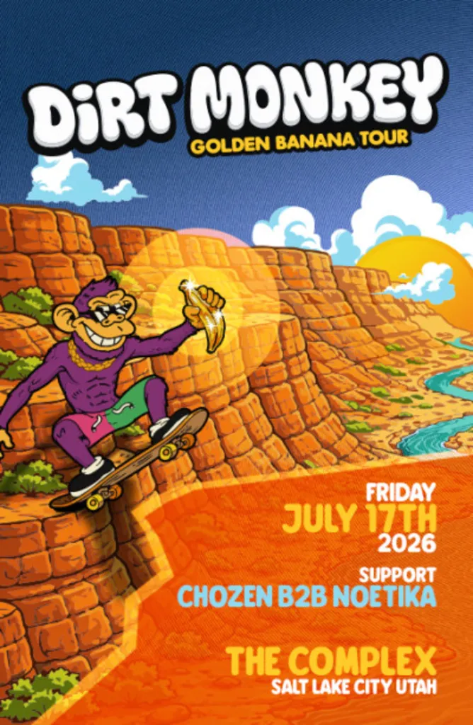Dirt Monkey - Golden Banana Tour (18+) @ The Grand