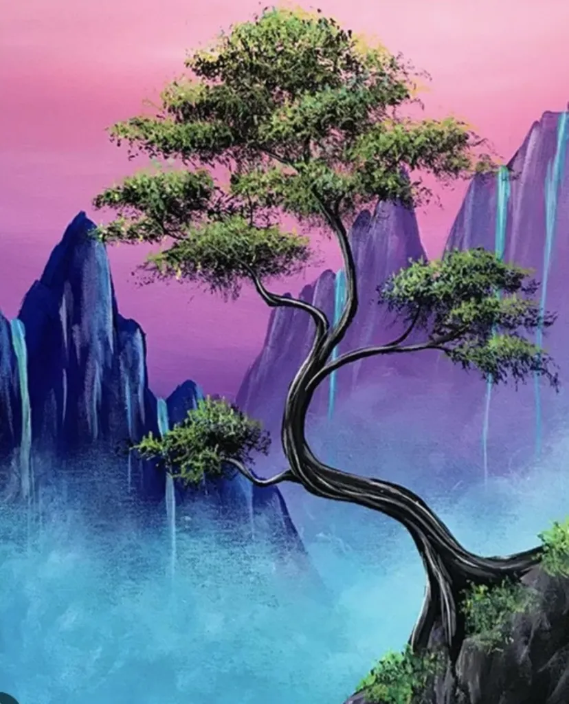 Misty Waterfall Cypress