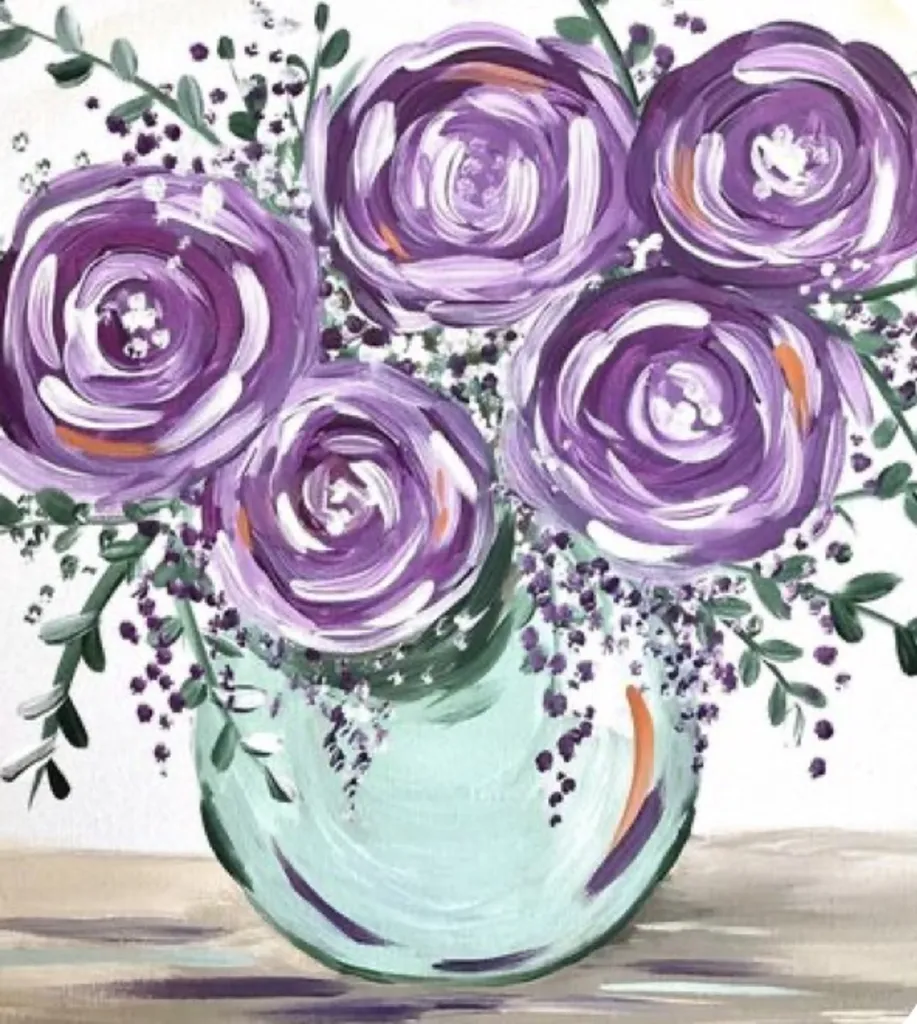 April Showers Bring May Flowers – Evening Paint & Celebratory Tea Class