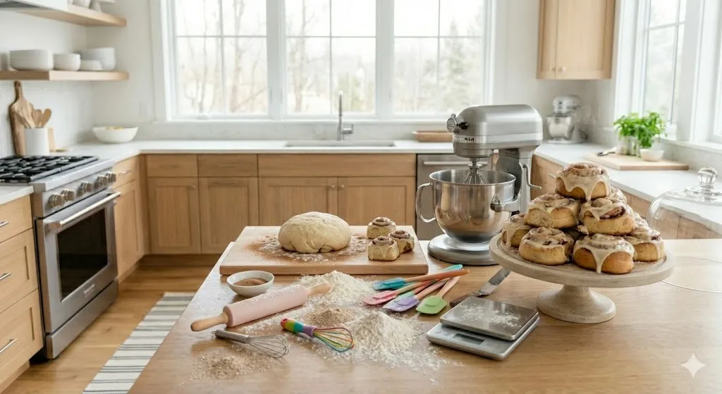 A Morning with My Grown-Up: Cinnamon Rolls (June 18)