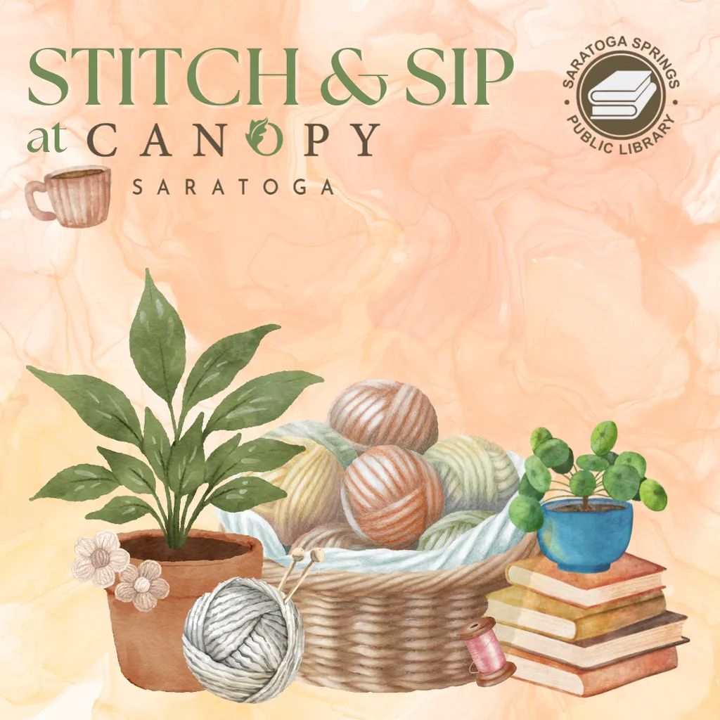 Stitch & Sip at Canopy of Saratoga In-Person