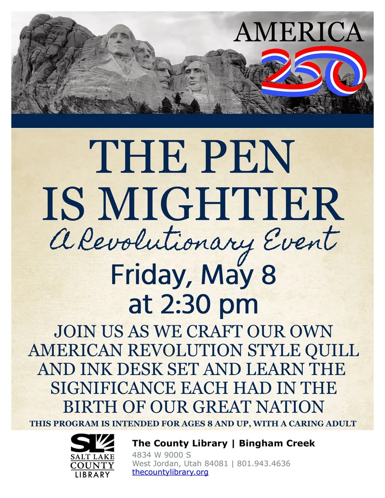 The Pen is Mightier - A Revolutionary Event