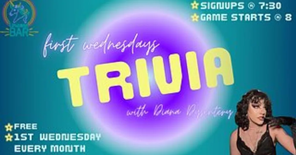 Queer Trivia Wednesdays with Diana Dysentery