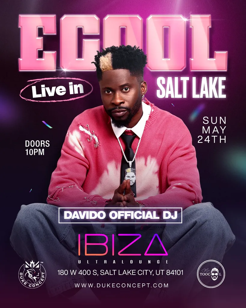 Ecool Live in Salt Lake - Davido Official DJ