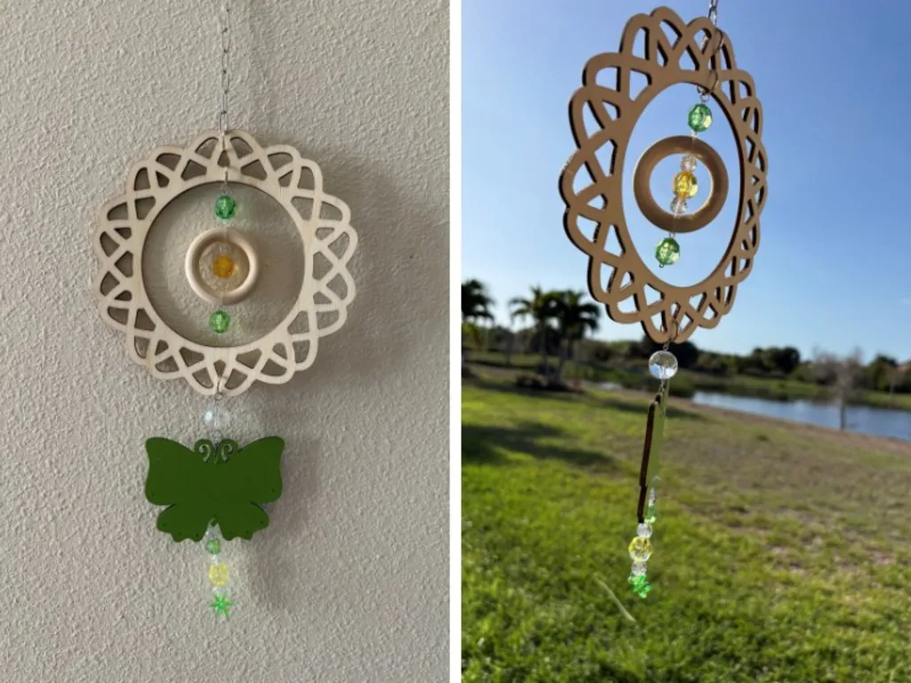Whimsical Sun Catchers and Windchimes