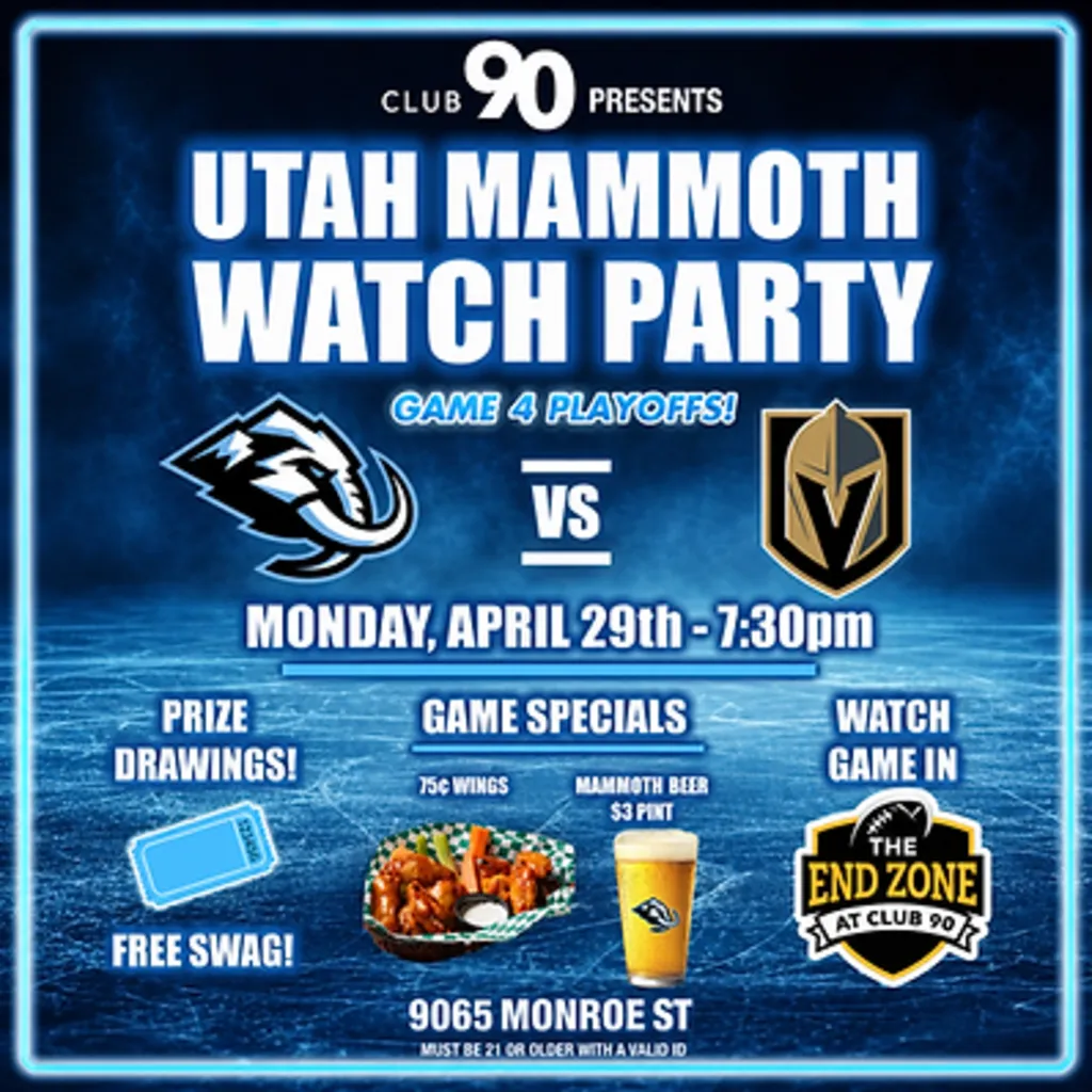 Utah Mammoth Watch Party (Game 4)