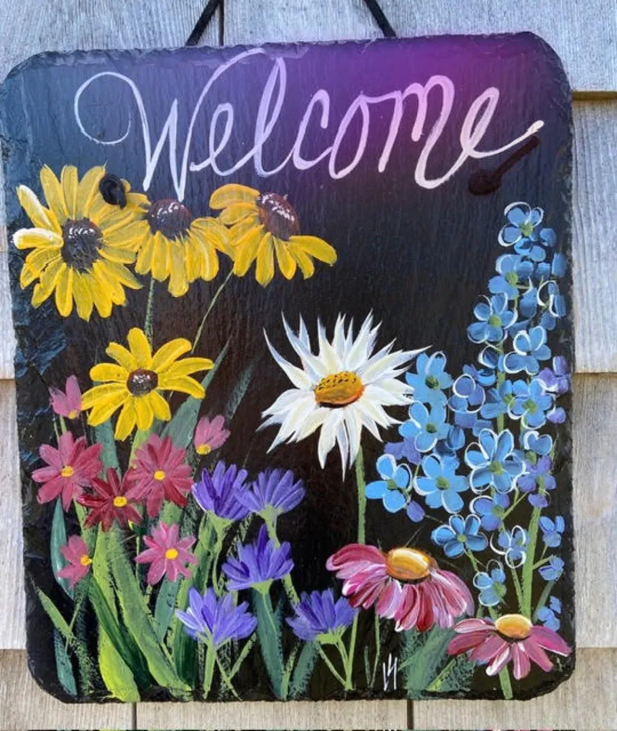 Spring Flower Slate Paint & Sip Event! 5/22/26 @ 6:30pm