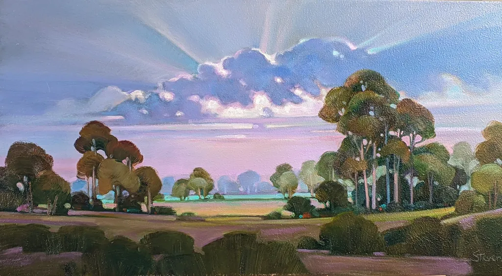 Mac Stevenson in the Carriage House Gallery