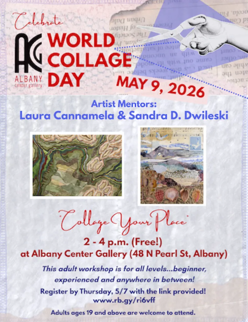 “Collage Your Place” Adult Workshop with Artist Mentors Laura Cannamela & Sandra D. Dwileski