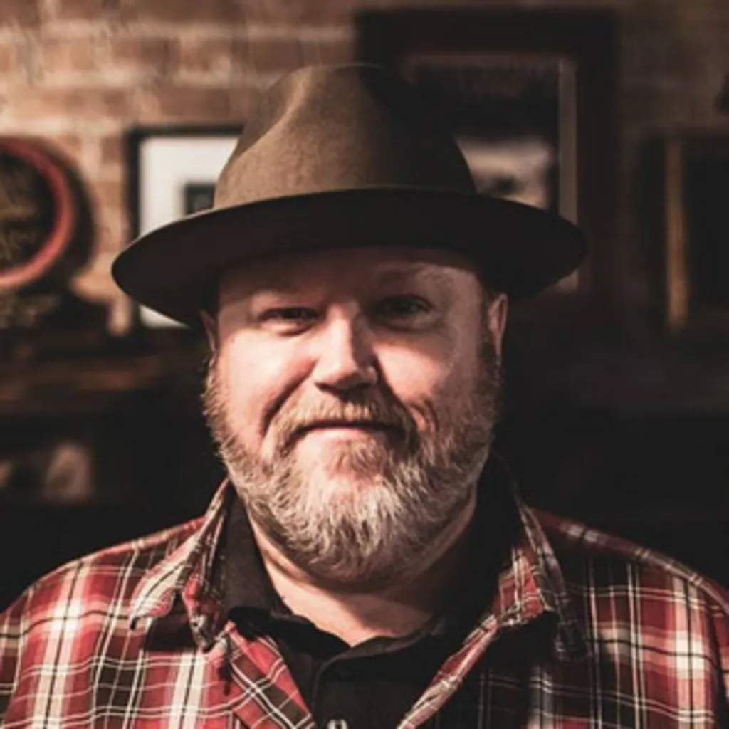 Brother Chunky acoustic in tiki