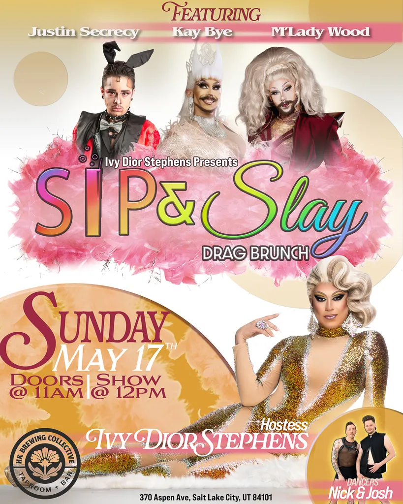 Ticketed Event – Sip & Slay Drag Brunch