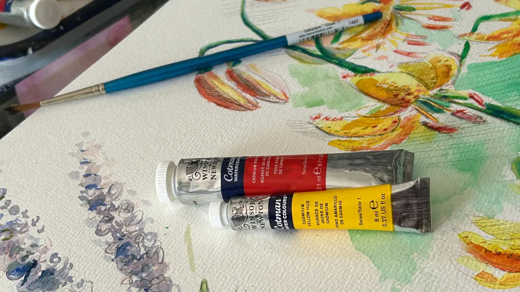 Winsor & Newton and Cotman Watercolor Demo with artist Tania Canteli