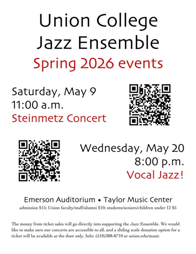 Union College Jazz Ensemble: Steinmetz Concert